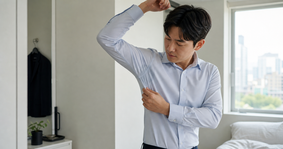 남자 데오드란트 옷 얼룩 관리 기준: 겨드랑이 냄새와 자국 함께 줄이기