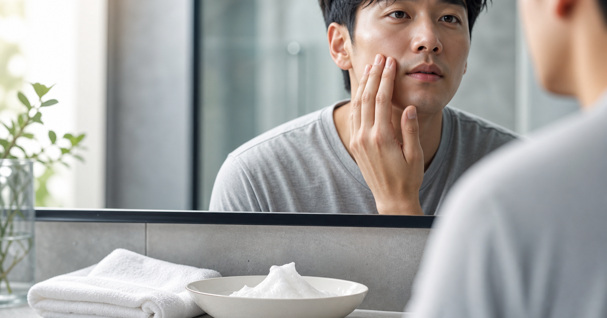 남자 약산성 클렌저 본문 체크 이미지