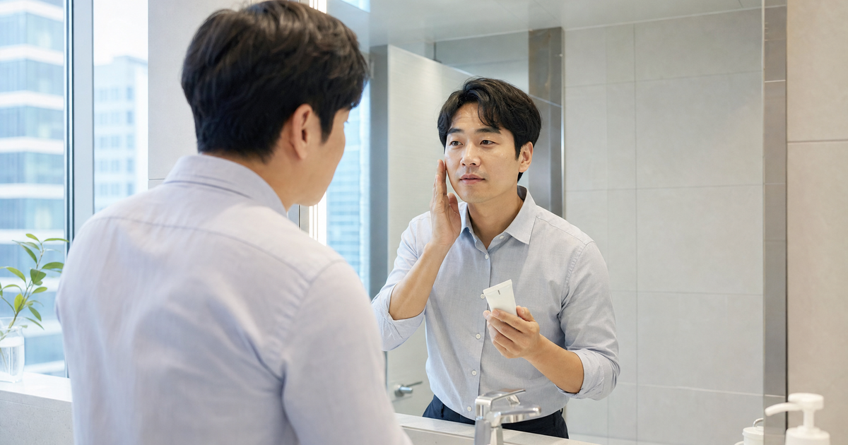 남자 점심 후 선크림 덧바르기 기준: 번들거림 줄이는 여름 루틴
