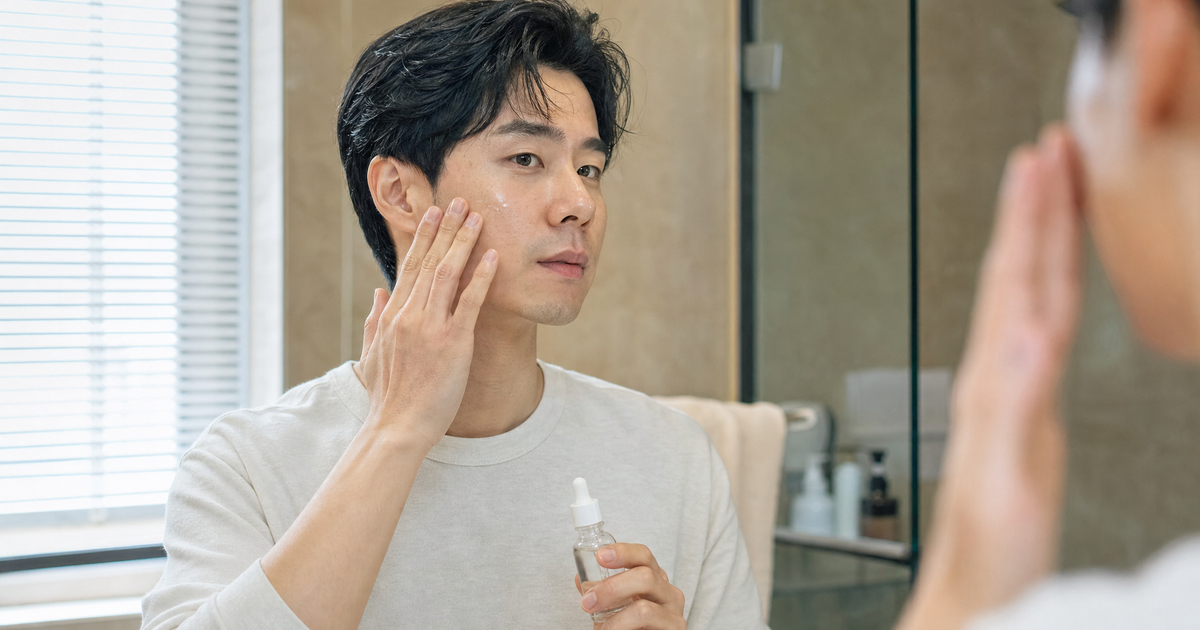 남자 나이아신아마이드 모공 입문 기준: 번들거림 관리 체크