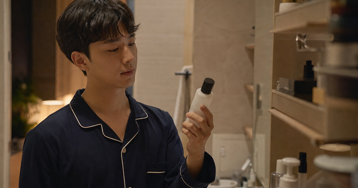 남자 레티놀 입문 기준: 밤 루틴에서 무리하지 않는 방법