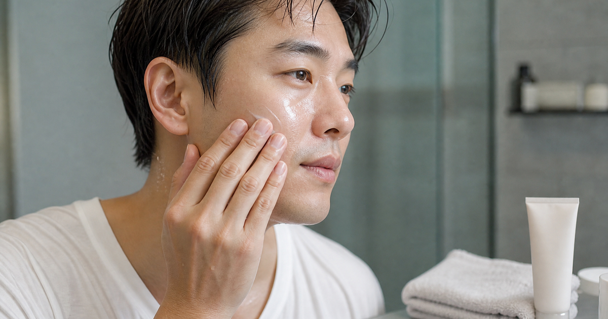 남자 여름 세안 후 속당김 관리 본문 체크 이미지