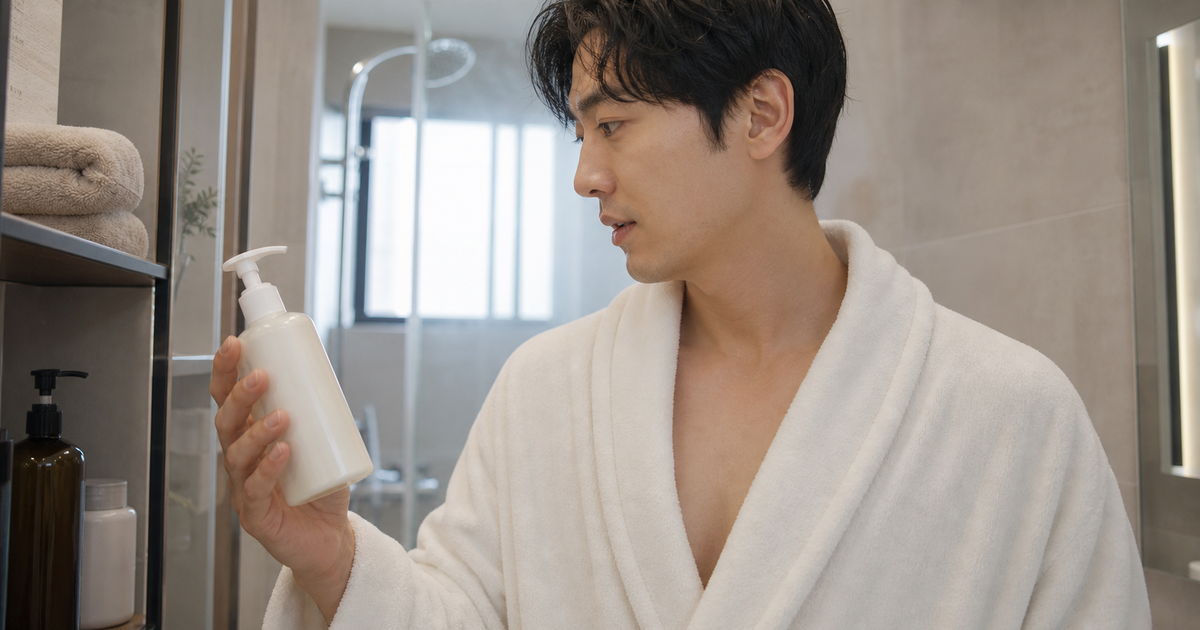 남자 글리콜릭산 바디 각질 입문 기준: 팔·등 사용 전 확인할 것 성분 사전 살펴볼 점 루틴 요약 이미지