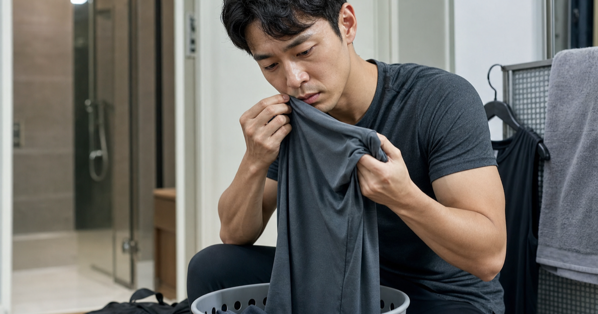 남자 운동복 땀냄새 세탁 전 관리 기준: 빨래 전 냄새 배임 줄이는 루틴