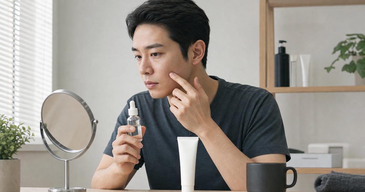 남자 나이아신아마이드 잡티 입문 기준: 톤 고민 줄이는 기본 사용법 성분 사전 살펴볼 점 루틴 요약 이미지