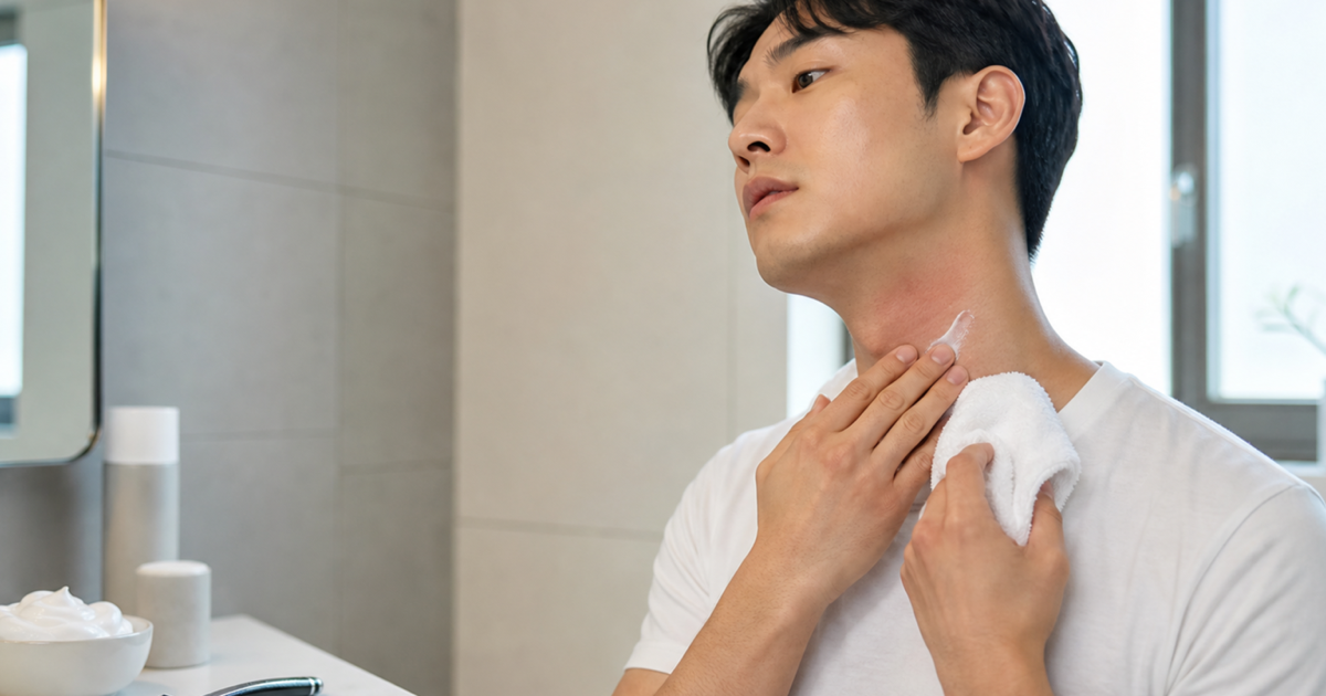 남자 면도 후 목 따가움 진정 기준: 붉어짐 줄이는 면도 마무리 루틴