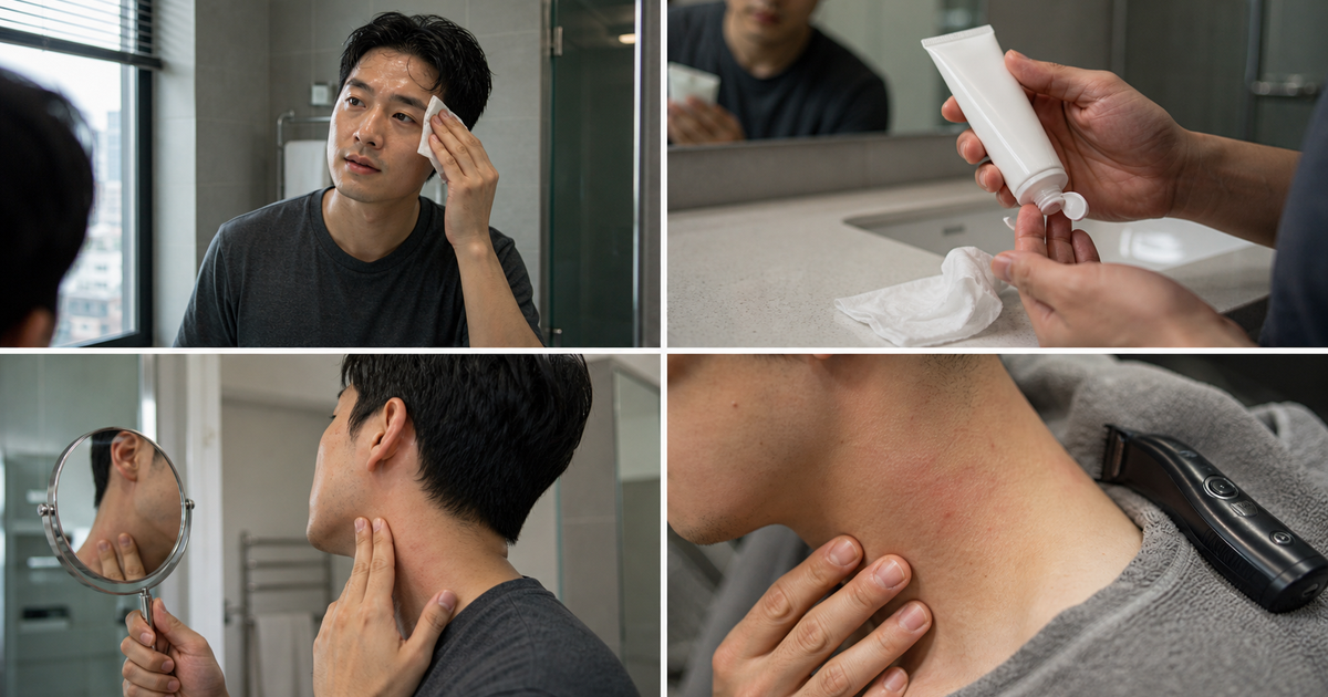 남자 땀 흘린 뒤 선크림 재도포 기준: 번들거림 줄이는 여름 루틴 대표 이미지