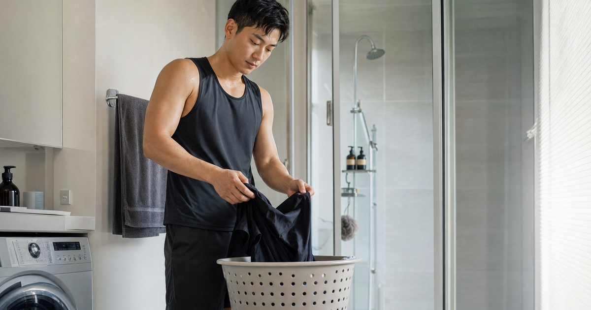 남자 운동 후 샤워 순서 기준: 땀·냄새 잔여감 줄이는 루틴 대표 이미지