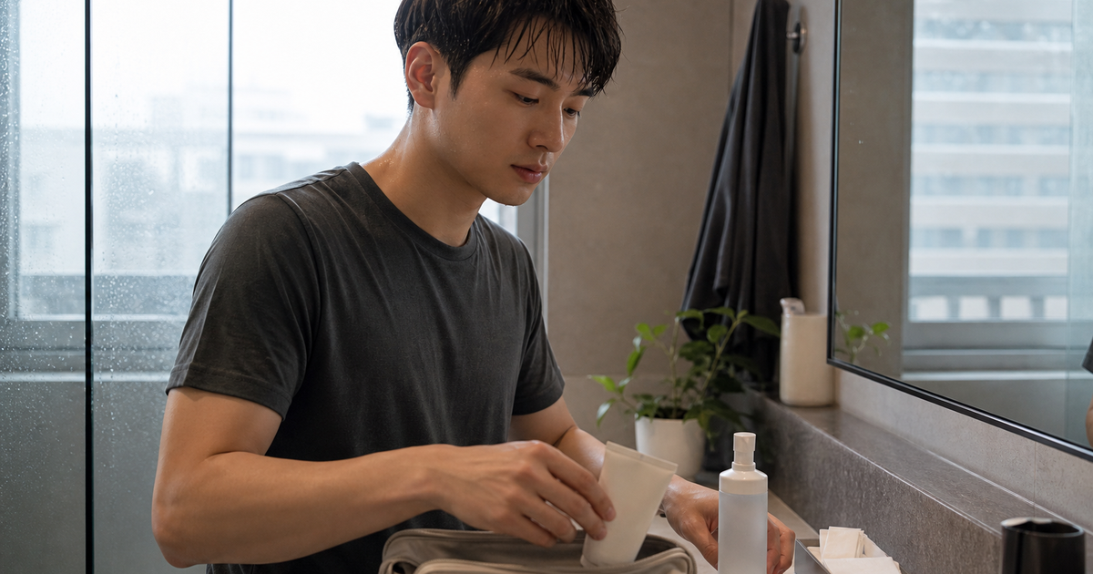 남자 장마철 얼굴 끈적임 관리 본문 체크 이미지