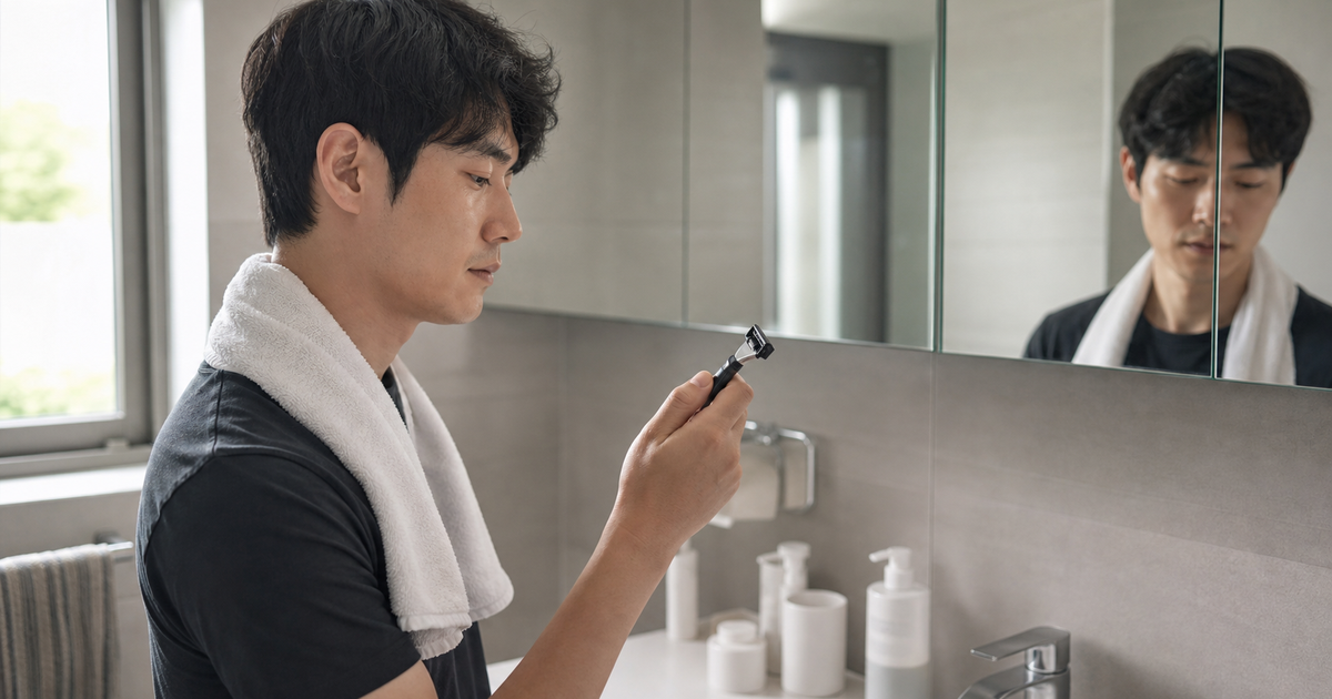 남자 면도날 교체 주기와 피부 자극 기준: 당김·따가움 줄이는 면도 루틴 대표 이미지